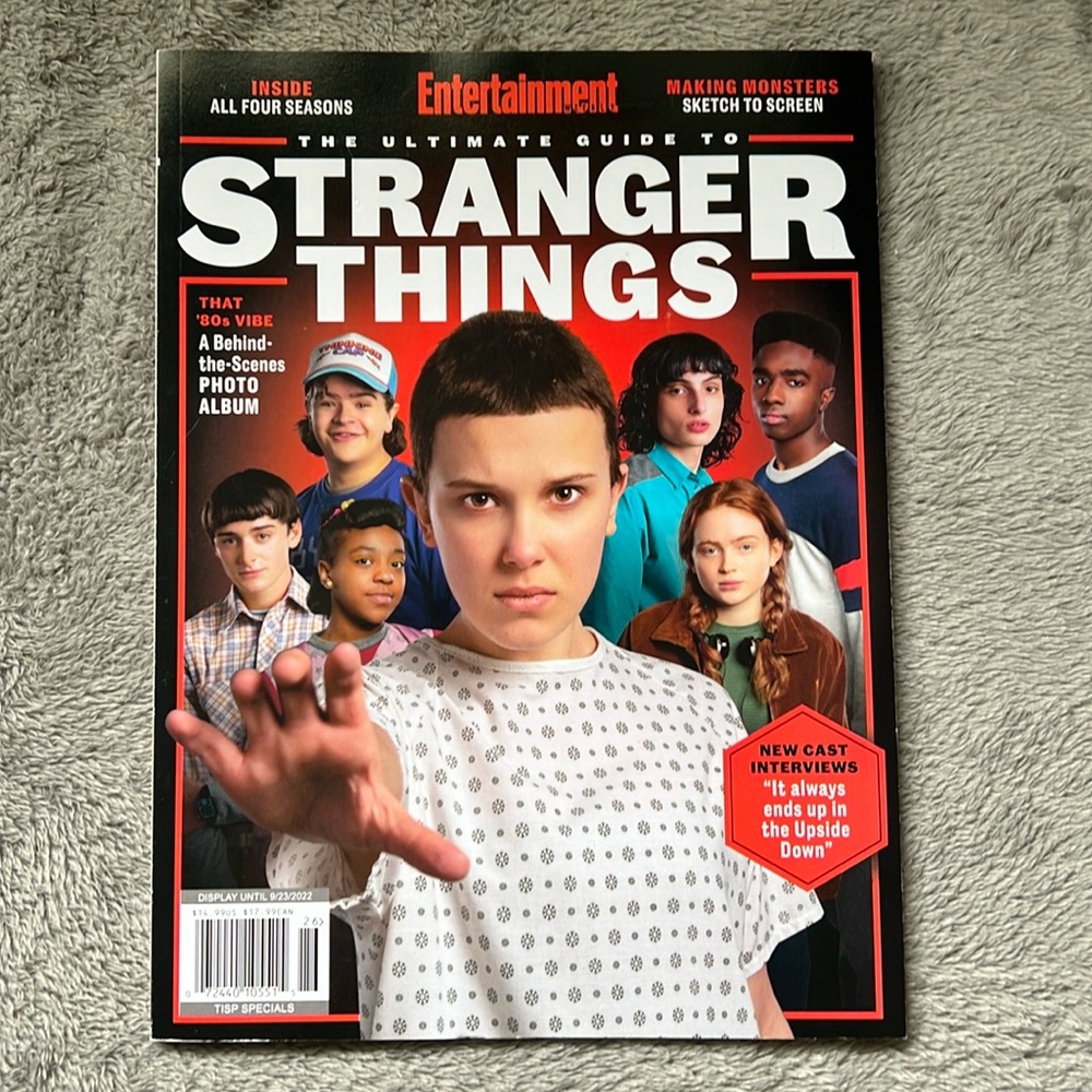 Stranger Things special edition of Entertainment Weekly magazine 2022 EUC